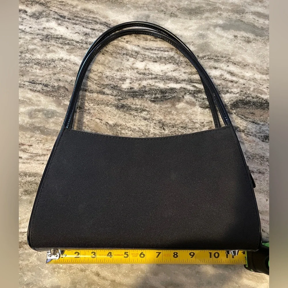 90s Inspired Black Shoulder Bag